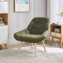 Brittany Rubberwood Accent Chair